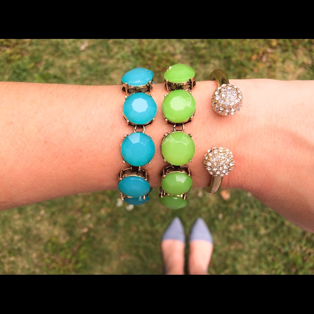 Sugar Dot blue Bracelet available in multiple colors (other listings) - Picture 3 of 3
